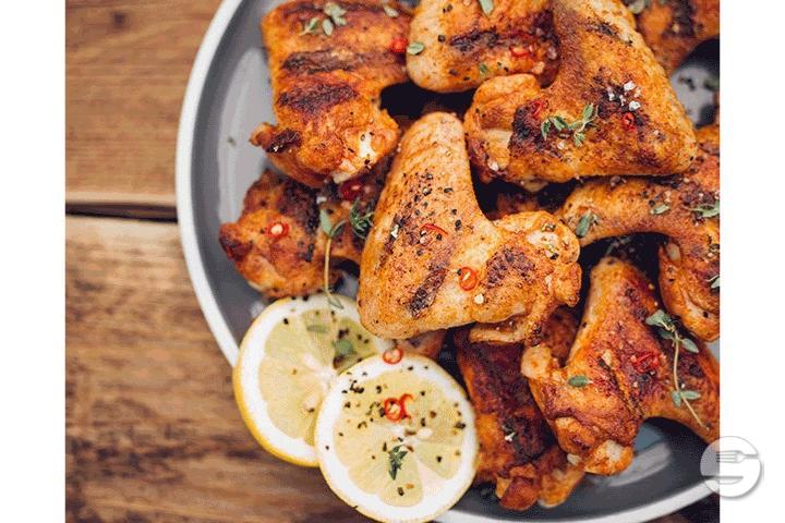 Chicken wings (9 pieces) - The Khan