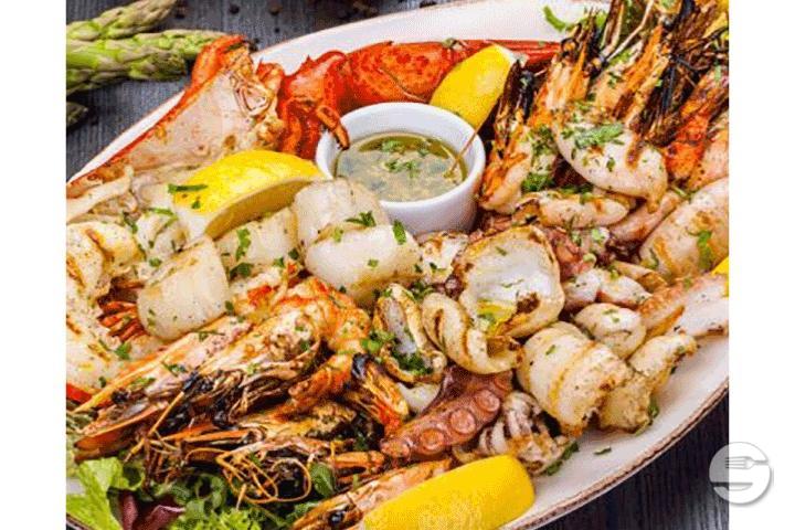 Seafood platter - The Khan