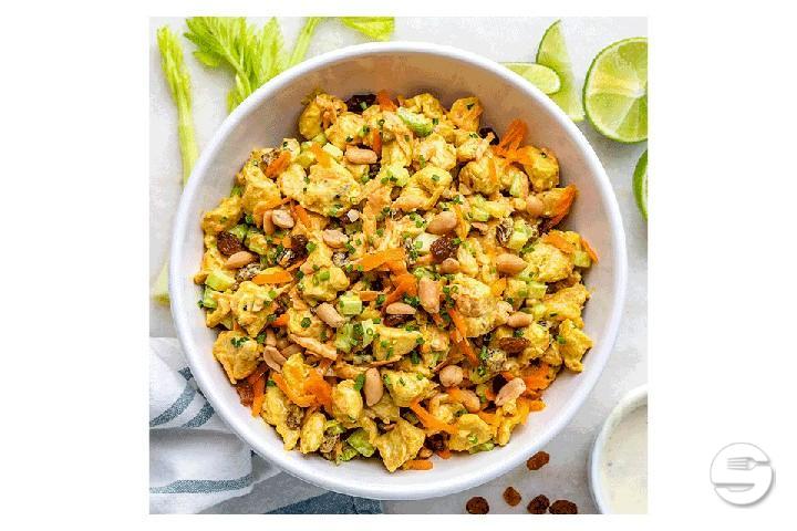 CHICKEN CURRY SALAD - The Khan