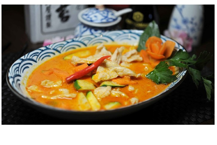 Curry thaï rouge (piquante) - Restaurant Asia Garden Genève