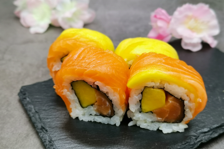 Mangue Saumon Uramaki - Restaurant Asia Garden Genève