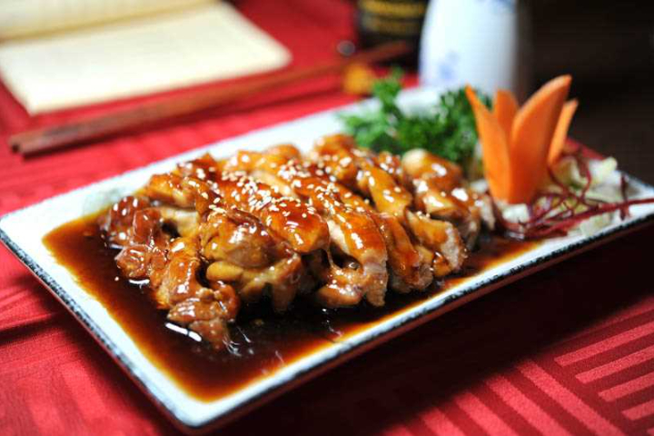 Poulet à la sauce aux terriyaki - Restaurant Asia Garden Genève