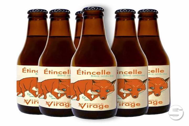 Brasserie du Virage Etincelle Amber Beer
