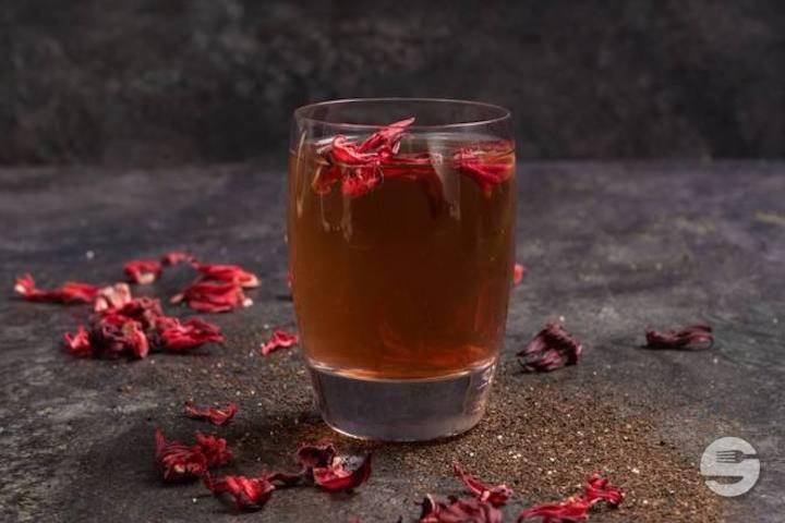 Peach Hibiscus Homemade Ice Tea - CRRSP