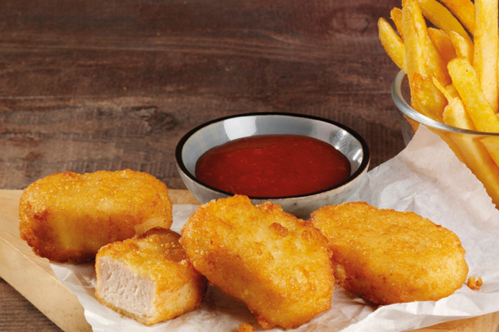 Chicken nuggets with fries - Namaste Indian Food