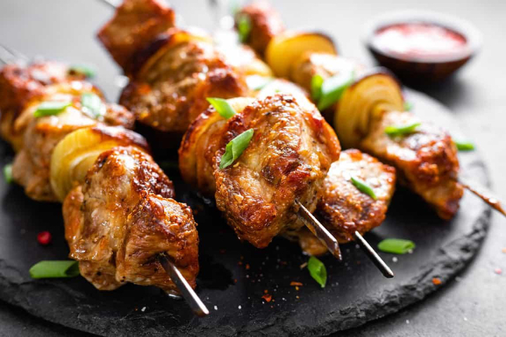 Lamb Tandoor Spiess - Namaste Indian Food