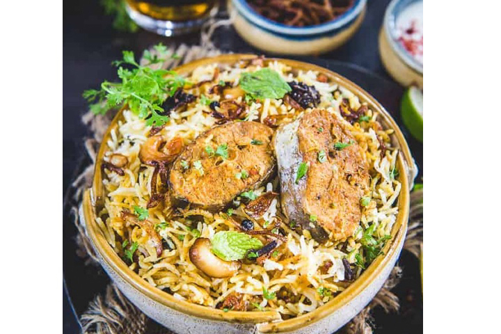 Fisch Biryani - Namaste Indian Food