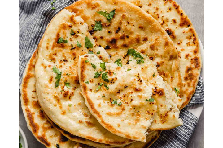 Garlic Naan - Namaste Indian Food