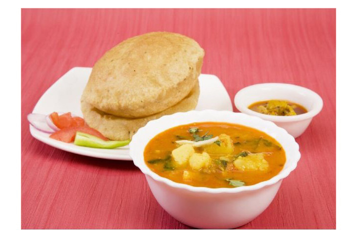 Aloo Poori Menü - Namaste Indian Food