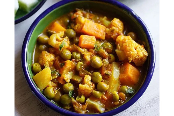 Mixed Vegetables Curry - Namaste Indian Food