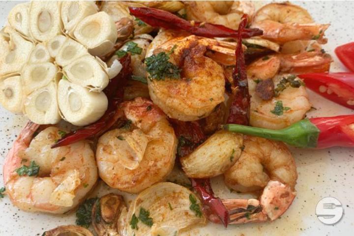 Gambas al Ajillo - Sabor Restaurant