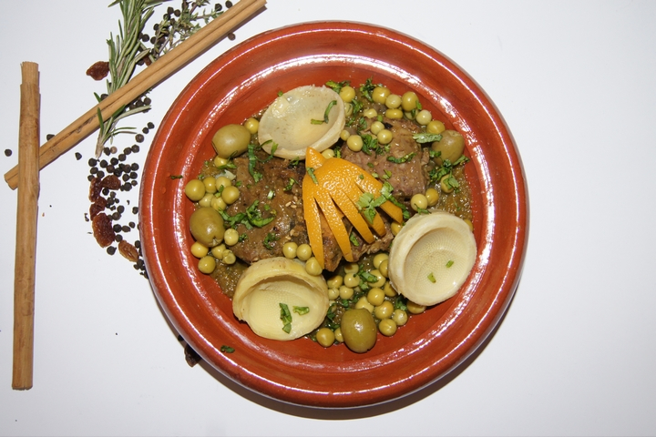 Tajine Beef Artichoke and Peas - Argana