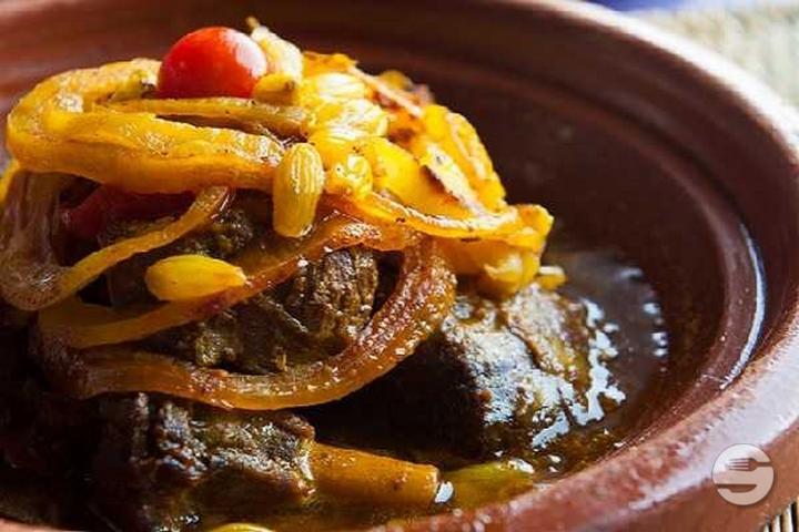 Tajine Beef Apricot and Sesame Almonds - Argana