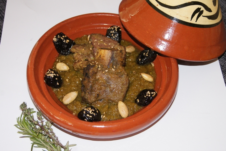 Tajine Beef Prunes and Sesame Almonds - Argana