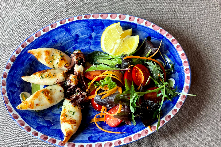 Entree calamars grillés - Il Mirtillo