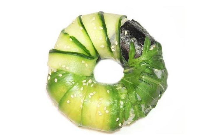Green Vegi Donut - Neon Sushi