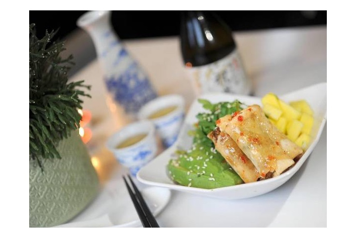Poke Spring Rolls - Neon Sushi