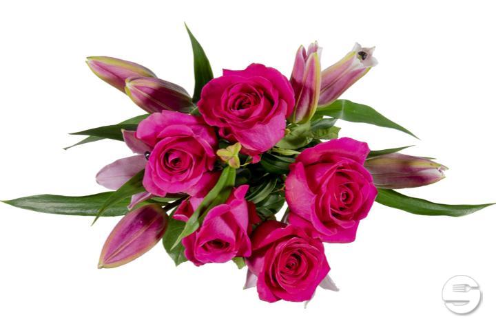 Bouquet of lilies and roses - Florissimo (Charmilles)