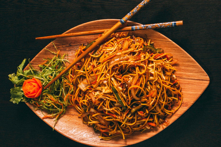 Singapore style fried rice noodles - GiGi Sushi Bar