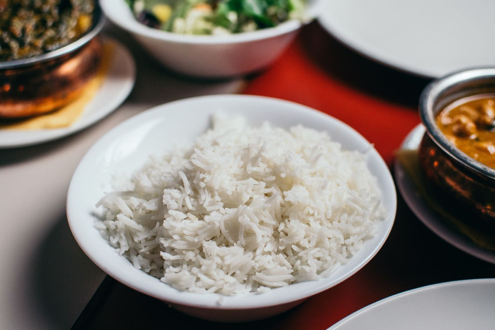 Serving of steamed rice - GiGi Sushi Bar