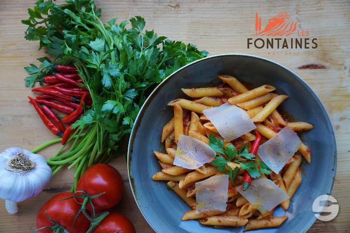 Penne Arrabbiata - Restaurant Les Fontaines