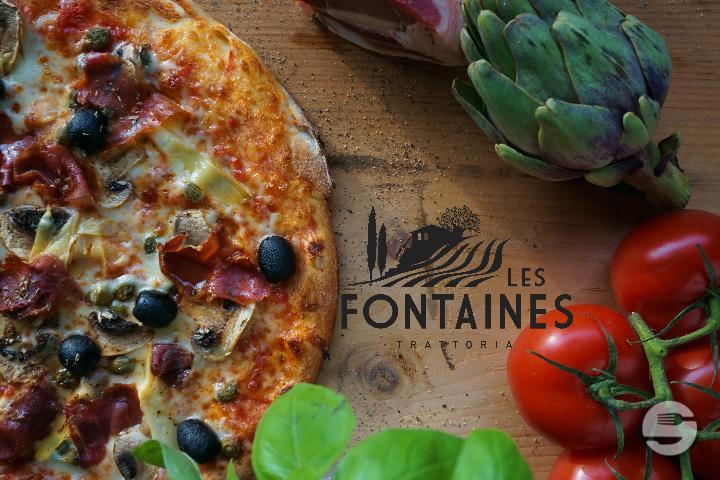 Pizza Capricciosa - Restaurant Les Fontaines