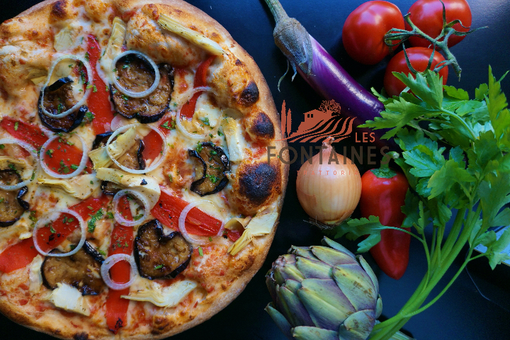 Pizza Ortolana - Restaurant Les Fontaines