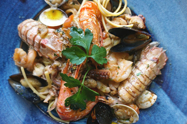 Linguine Scoglio - Restaurant Les Fontaines
