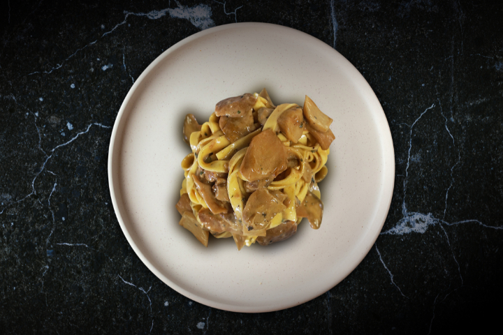 Tagliatelle with boletus - Restaurant Les Fontaines