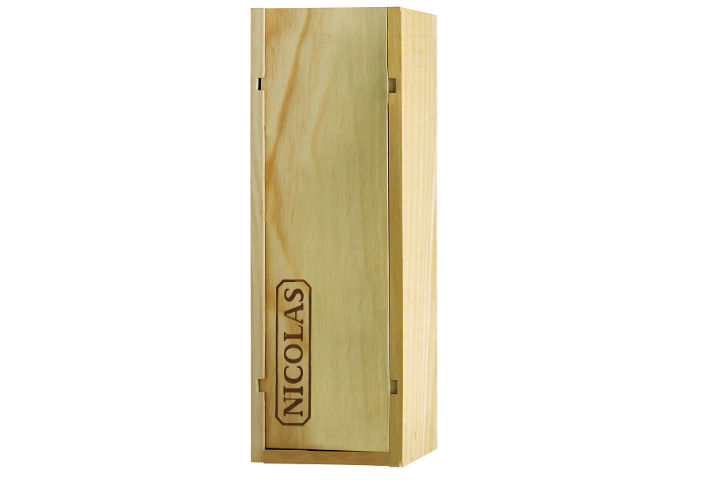 Wooden Box 1 Bottle - Cave Nicolas