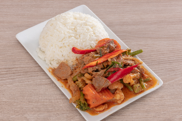 Rotes Curry Rindfleisch - Mangostan