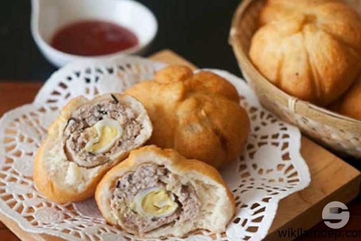 Vietnamese Style Fried Brioche Banh Bao Chiên - Pho Thu