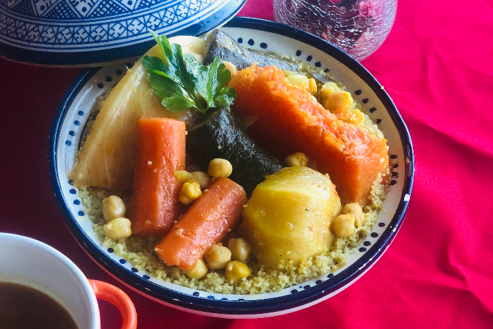 Vegetarian Berber Couscous - Au Ruffy's