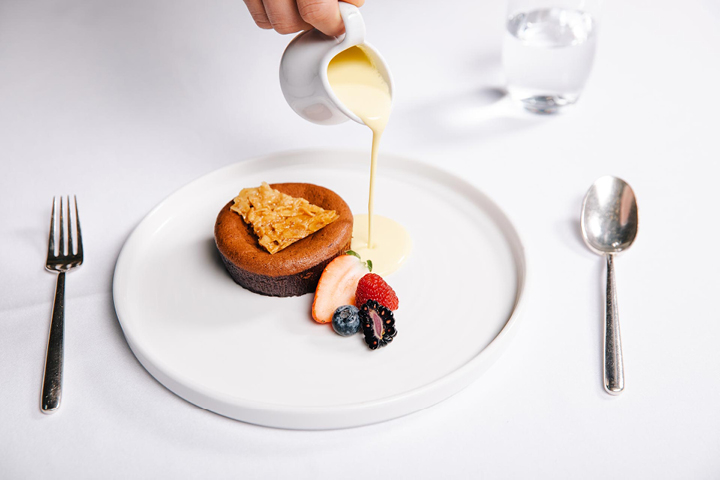 Chocolate fondant - The Lounge at Park Hyatt Zürich