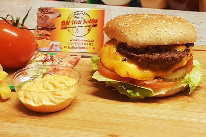 Cheese Burger - BM Welt Imbiss