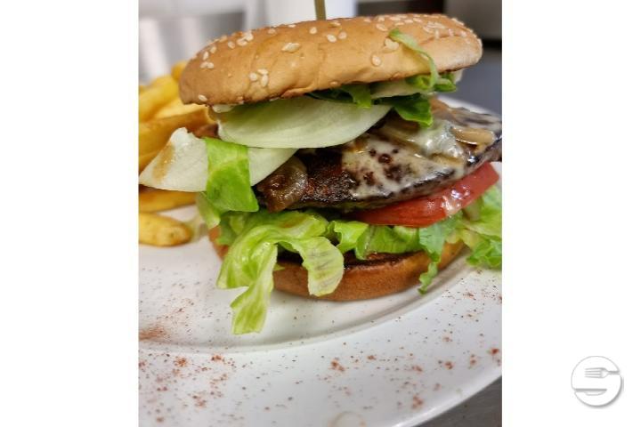 Hawaii burger in pocket bread - Swiss Chalet