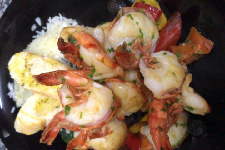 Sauteed King Prawns - Coyote Ugly