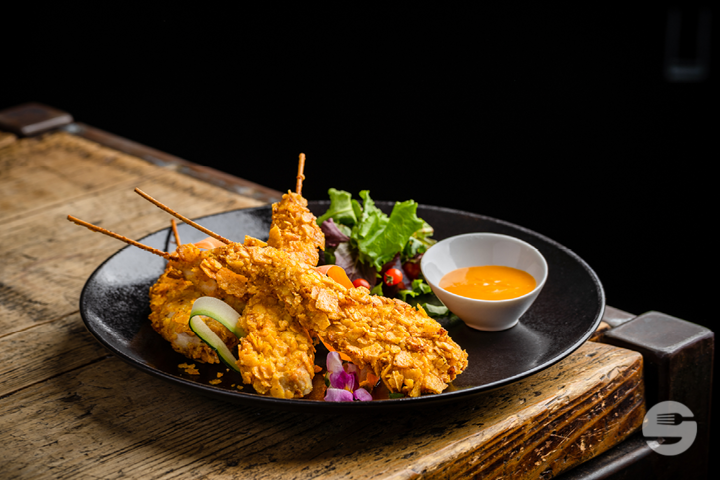 Brochettes de Poulet Crispy - Chat Noir