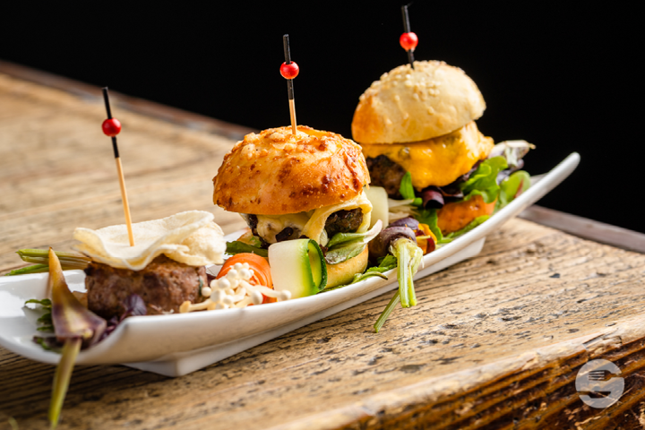 Trio de Mini Burgers - Chat Noir