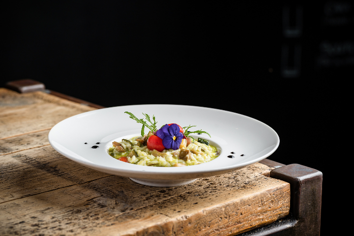 Risotto aux petits légumes d'été - Chat Noir