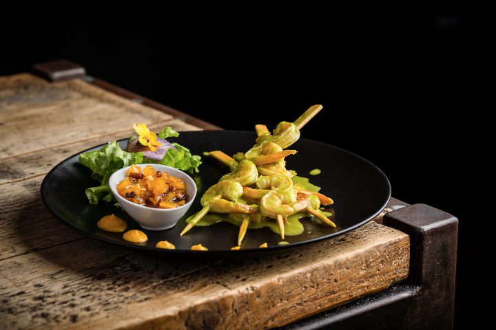 Yakitori de Crevettes - Chat Noir
