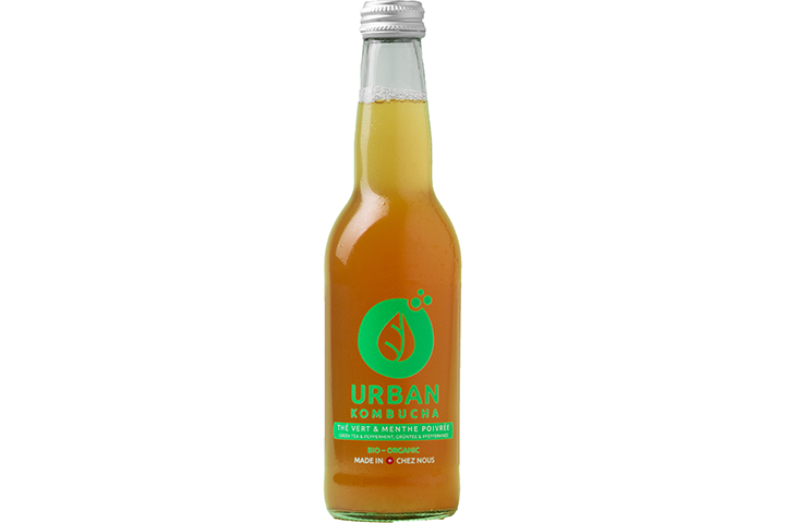 Urban Kombucha Green Tea - Organic Pepper Mint - Epicurious Brothers