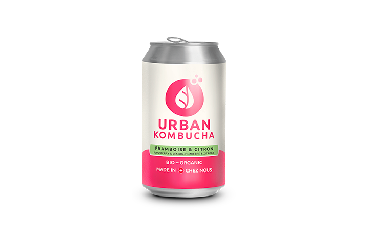 Urban Kombucha raspberry & lemon - Epicurious Brothers