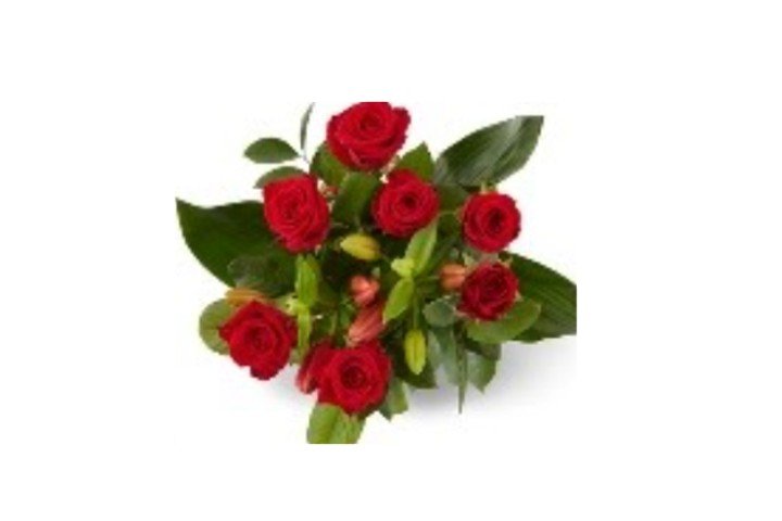 Bouquet di gigli e rose