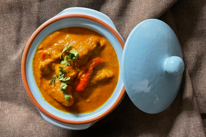 Lamb Vindaloo (slightly spicy) - Restaurant Indian Summer