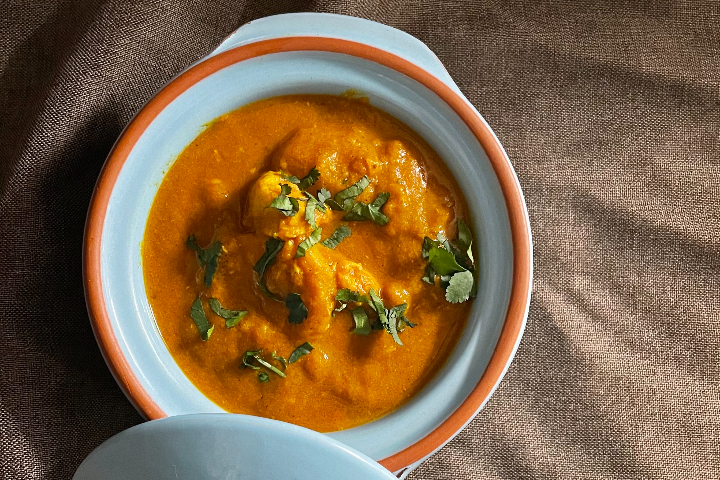 Chicken Vindaloo (slightly spicy) - Restaurant Indian Summer