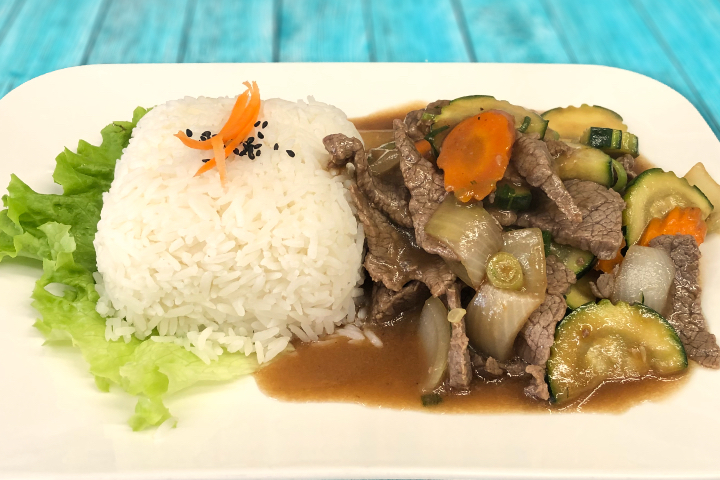 Menu Plat sauce d'huître - Sen Fusion