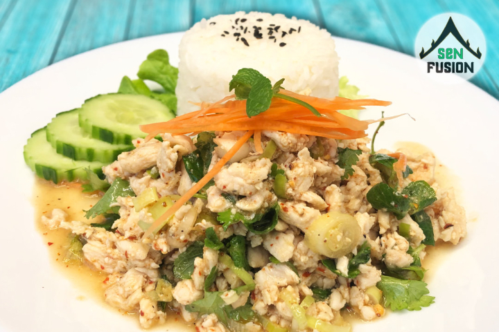 Menu Lap Kai - Salade épicée poulet - Sen Fusion