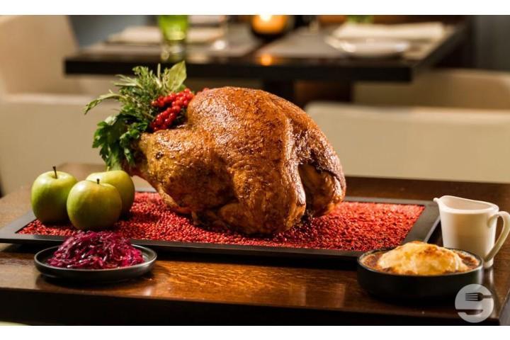 Turkey roasted in the oven - Baur's Brasserie & Bar - Thanksgiving Pop Up
