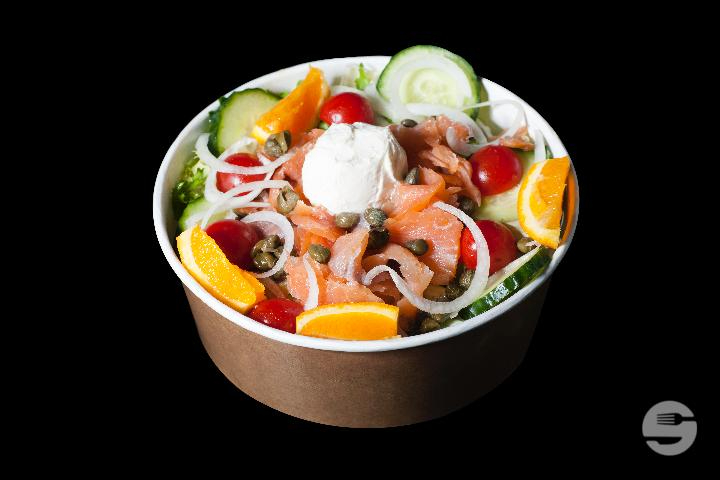Salade au Saumon fumé - Pink Gluten